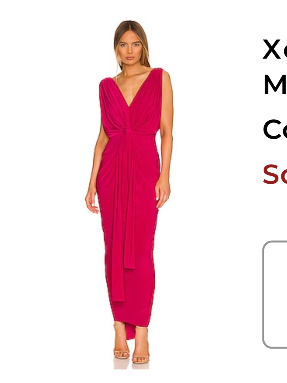 MISA dress Xenia Fuchsia